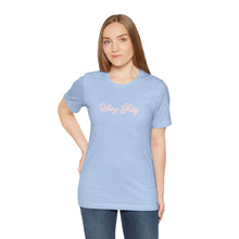 Load image into Gallery viewer, (Pink) “Vibing Pretty” Jersey Tee