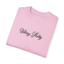 Load image into Gallery viewer, (Black) “Vibing Pretty” Comfort T-shirt