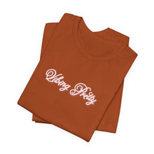 Load image into Gallery viewer, (Pink) “Vibing Pretty” Jersey Tee