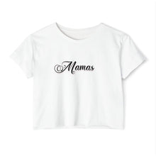 Load image into Gallery viewer, (Black) “Mamas” Crop Top
