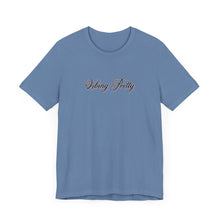 Load image into Gallery viewer, (Black) “Vibing Pretty” Jersey Tee
