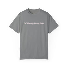 Load image into Gallery viewer, (Pink) “On Wednesdays We wear Lashes” Comfort T-shirt