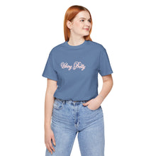 Load image into Gallery viewer, (Pink) “Vibing Pretty” Jersey Tee