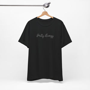 (Black) “Pretty Energy” Jersey Tee