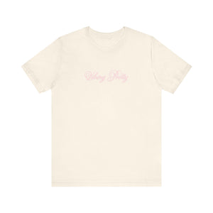 (Pink) “Vibing Pretty” Jersey Tee