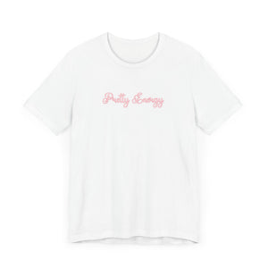 (Pink) “Pretty Energy” Jersey Tee