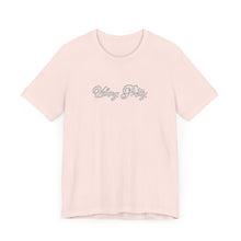 Load image into Gallery viewer, (White) “Vibing Pretty” Jersey Tee
