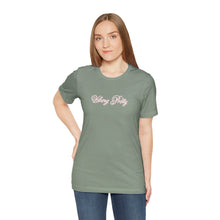 Load image into Gallery viewer, (Pink) “Vibing Pretty” Jersey Tee
