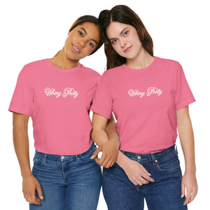 (Pink) “Vibing Pretty” Jersey Tee