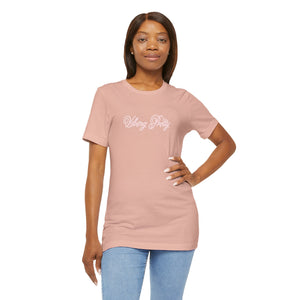 (Pink) “Vibing Pretty” Jersey Tee