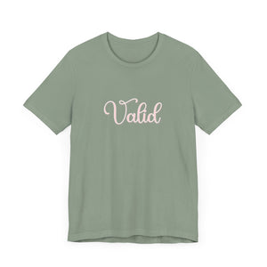 (Pink) “Valid” Jersey Tee