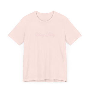 (Pink) “Vibing Pretty” Jersey Tee