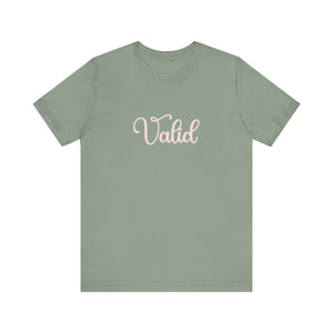 (Pink) “Valid” Jersey Tee