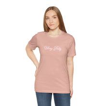 Load image into Gallery viewer, (Pink) “Vibing Pretty” Jersey Tee
