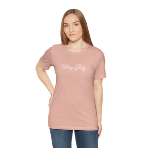 (Pink) “Vibing Pretty” Jersey Tee