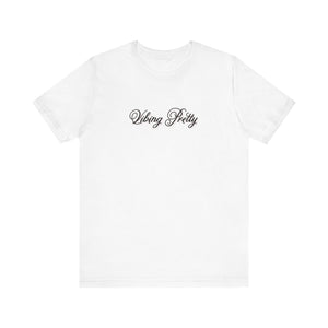 (Black) “Vibing Pretty” Jersey Tee