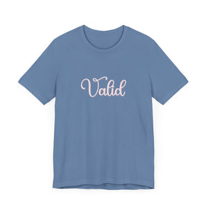 (Pink) “Valid” Jersey Tee