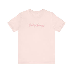 (Pink) “Pretty Energy” Jersey Tee