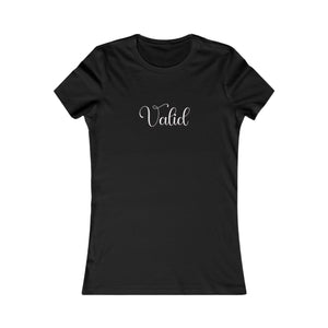 (White) “Valid” Feminine Tee