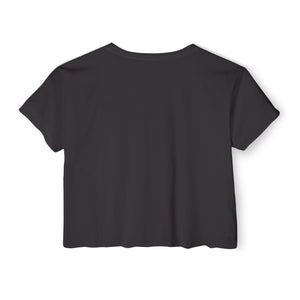 (Black) “Vibing Pretty” Crop Top