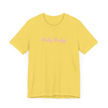 Load image into Gallery viewer, (Pink) “Pretty Energy” Jersey Tee
