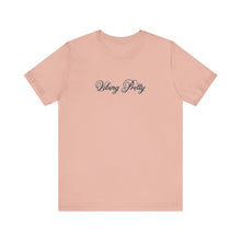 Load image into Gallery viewer, (Black) “Vibing Pretty” Jersey Tee
