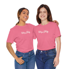 Load image into Gallery viewer, (Pink) “Vibing Pretty” Jersey Tee
