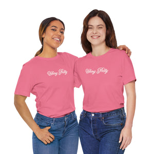 (Pink) “Vibing Pretty” Jersey Tee