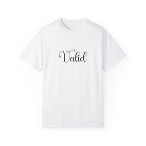 (Black) “Valid” Comfort T-shirt