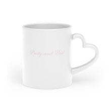 Load image into Gallery viewer, “Pretty and Paid” Heart-Shaped Mug
