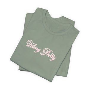 (Pink) “Vibing Pretty” Jersey Tee