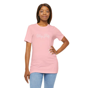 (Pink) “Vibing Pretty” Jersey Tee