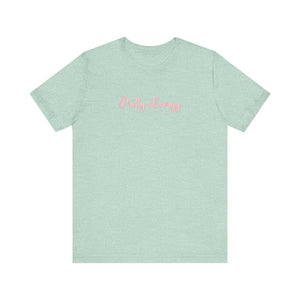 (Pink) “Pretty Energy” Jersey Tee