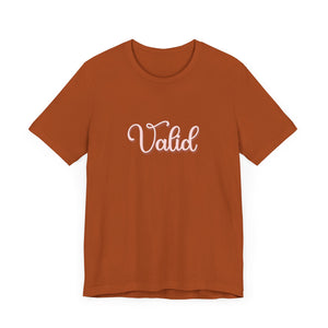 (Pink) “Valid” Jersey Tee