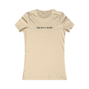 “My Lashes are Up Here” Feminine Tee