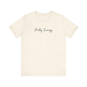 (Black) “Pretty Energy” Jersey Tee