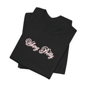 (Pink) “Vibing Pretty” Jersey Tee