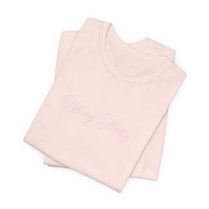 (Pink) “Vibing Pretty” Jersey Tee