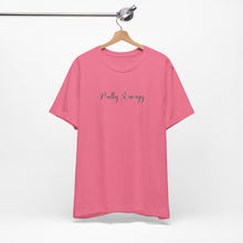 Load image into Gallery viewer, (Black) “Pretty Energy” Jersey Tee
