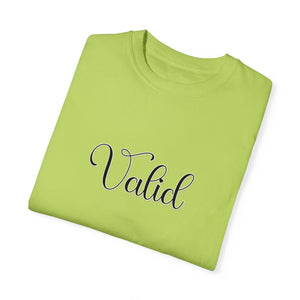 (Black) “Valid” Comfort T-shirt