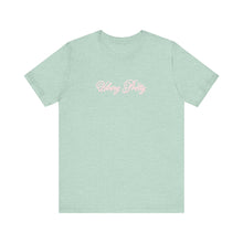 Load image into Gallery viewer, (Pink) “Vibing Pretty” Jersey Tee
