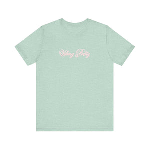 (Pink) “Vibing Pretty” Jersey Tee