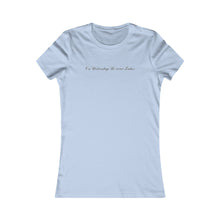 Load image into Gallery viewer, “On Wednesdays We wear Lashes” Feminine Tee
