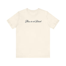 Load image into Gallery viewer, (Black) “Please Do Not Disturb” Jersey Tee
