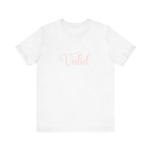 (Pink) “Valid” Jersey Tee