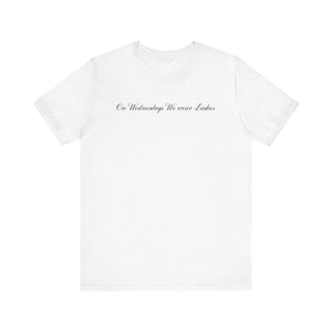 “On Wednesdays We wear Lashes” Jersey Tee