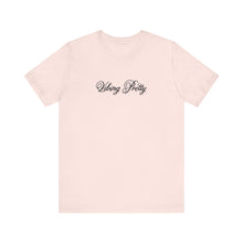 Load image into Gallery viewer, (Black) “Vibing Pretty” Jersey Tee
