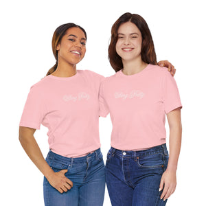 (Pink) “Vibing Pretty” Jersey Tee