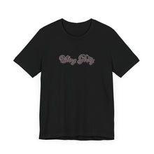 Load image into Gallery viewer, (Black) “Vibing Pretty” Jersey Tee
