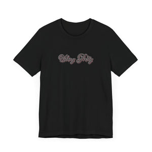 (Black) “Vibing Pretty” Jersey Tee